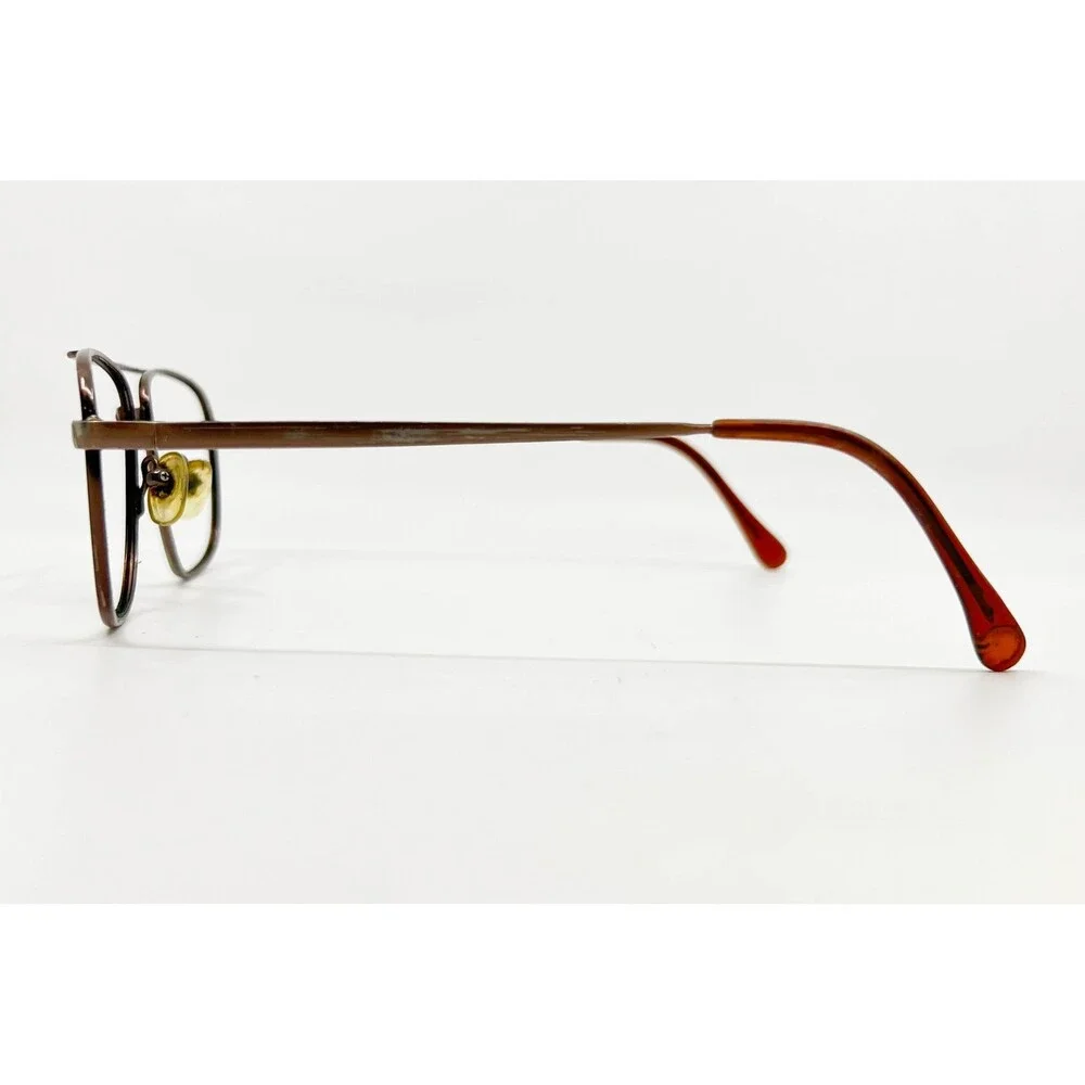 Hilco Eyeglasses Mens Bronze SG301 Double Bridge Aviator 140